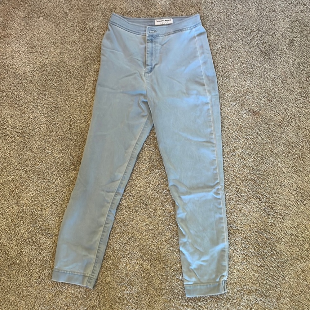 American Apparel cropped denim